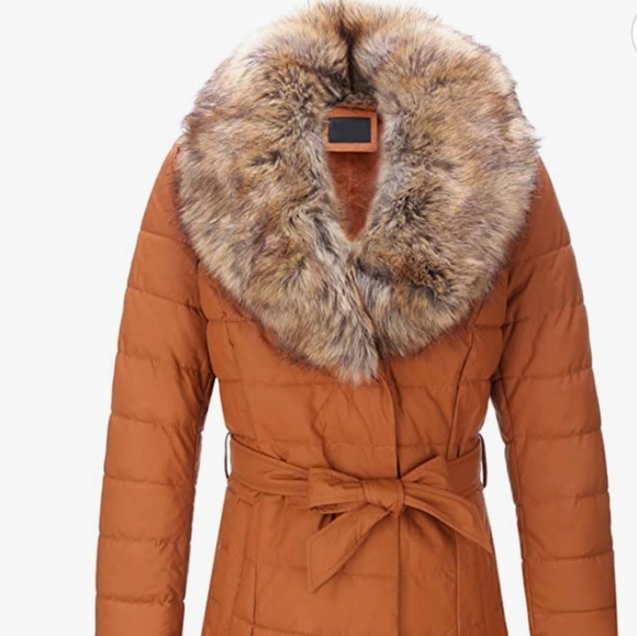 Puff jacket with removable fur - Picture 2 of 3